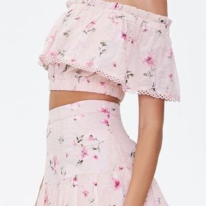 Forever 21 skirt and shirt set